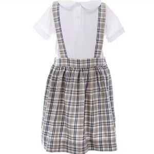 Edgehill Collection Little Girls  Plaid Jumper